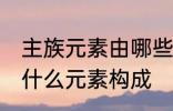 主族元素由哪些元素构成 主族元素由什么元素构成